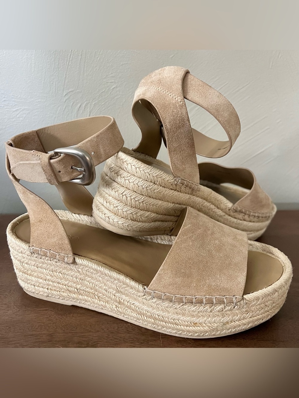 Vince Espadrille Platform Sandals